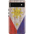 Philippines Flag Dark Wood Pixel Cases
